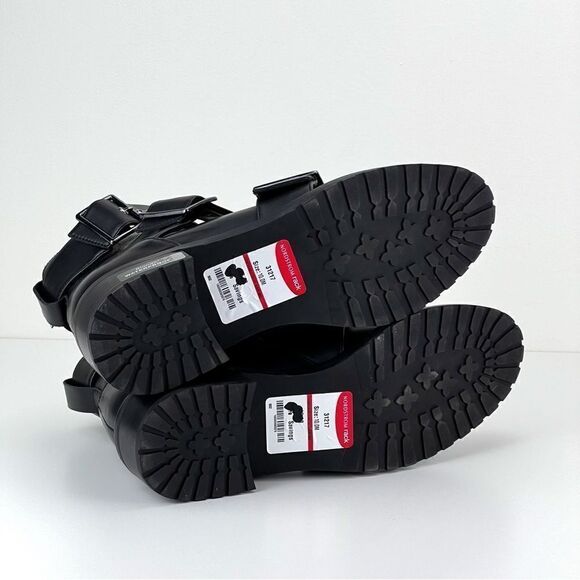 BLONDO “Camila” Buckled Combat Leather Boot Size 10 - Picture 13 of 13